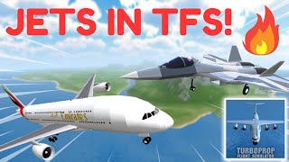 🔥 JETS IN TFS: INCREDIBLE NEW MOD! | FULL REVIEW | Turboprop Flight Simulator