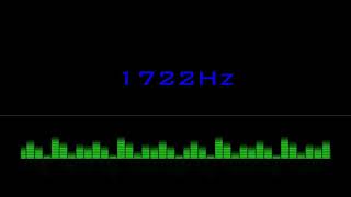 β½β| 1722Hz Pure Tone Frequency| NO Music , For Meditation, Testing. Black Screen