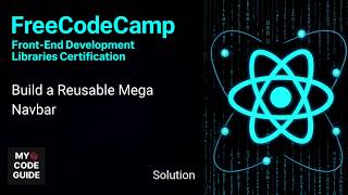Details Build a Reusable Mega Navbar - FFC React Course Guide