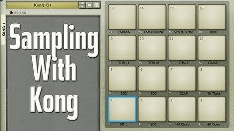 "WANT TO LEARN HOW TO SAMPLE "KONG TUTORIAL 2  " CHOPPING SAMPLES MPC STYLE" "SLICE AND DICE