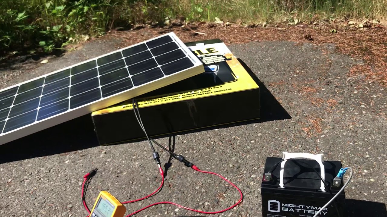 Solar controller demo - YouTube