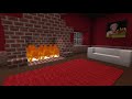 Relaxing Minecraft Fireplace Ambience w/music (10 Hours)