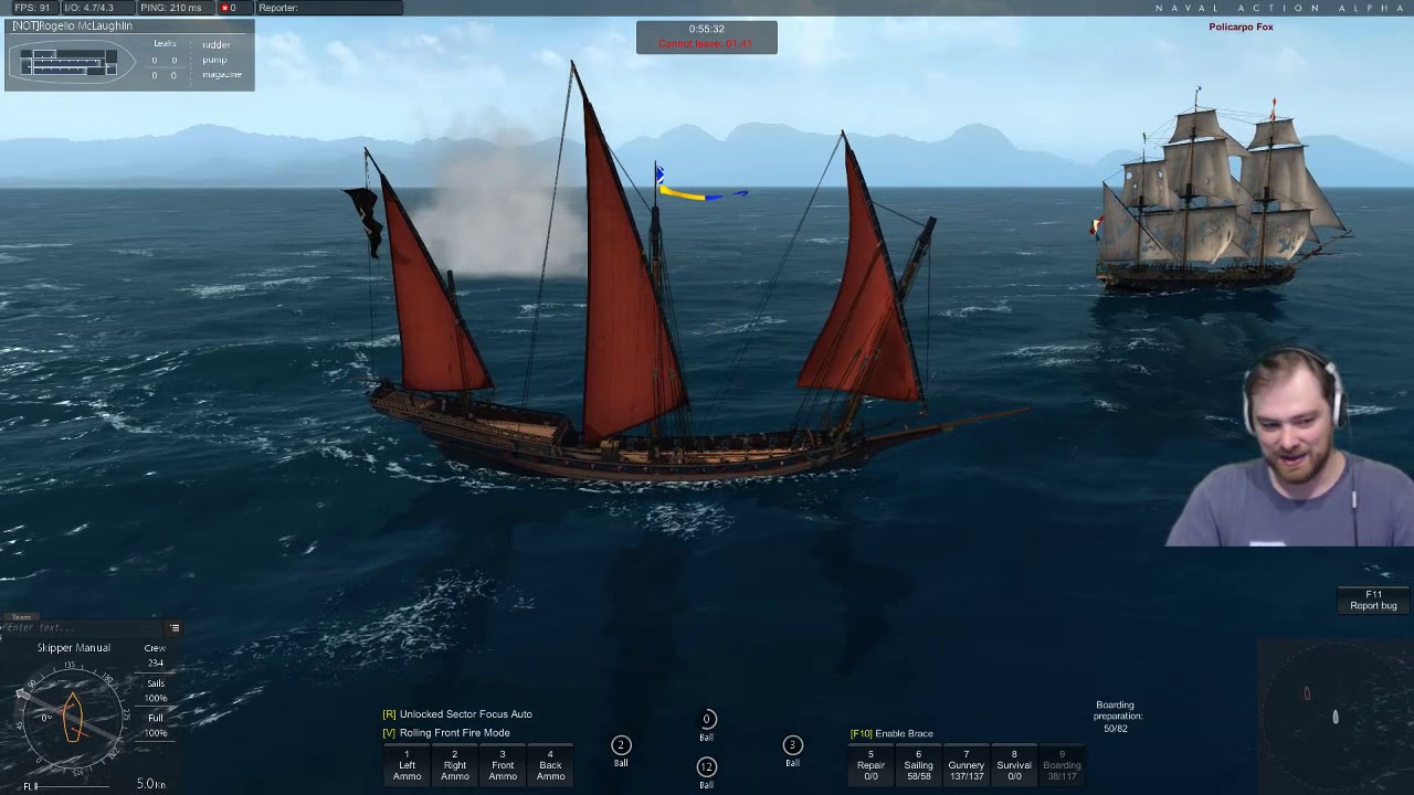 Naval Action Hunting with Le Requin YouTube