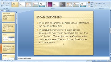 statistical parameters|location, scale and shape parameters| with examples