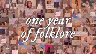 #OneYearOfFolklore | Fan Lyric Video - august