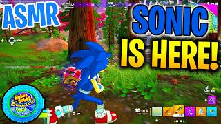 ASMR Gaming 😴 Fortnite Sonic the Hedgehog! Relaxing Gum Chewing 🎮🎧 Controller Sounds + Whispering 💤