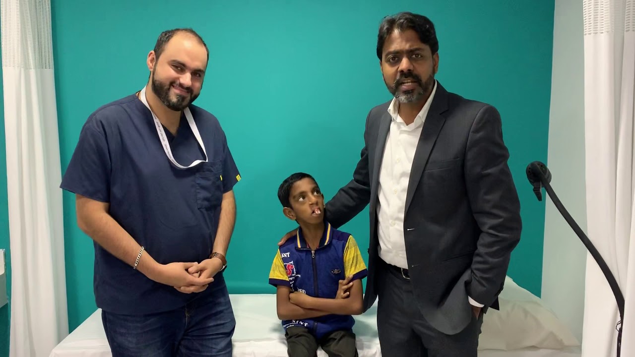 Planning Vomerine Osteotomy to correct this facial deformity cleft kid - Prof Dr. Sunil Richardson