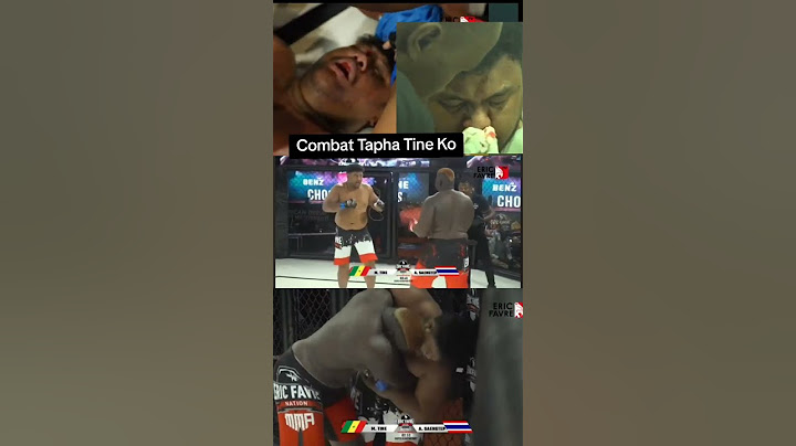 Incroyable KO😱😱Combat Tapha Tine MMA