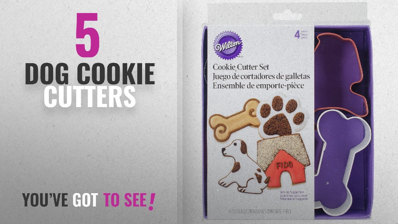 Best Dog Cookie Cutters [2018]: Wilton Metal Cookie Cutter Set, Pet Theme, 4-Pack