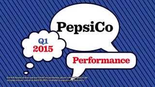 PepsiCo 2015 Q1 Earnings Animated Infographic