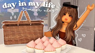 ୨୧˚ day in my life : summer vlog ! 🌊 beach, shopping, cooking | berry avenue