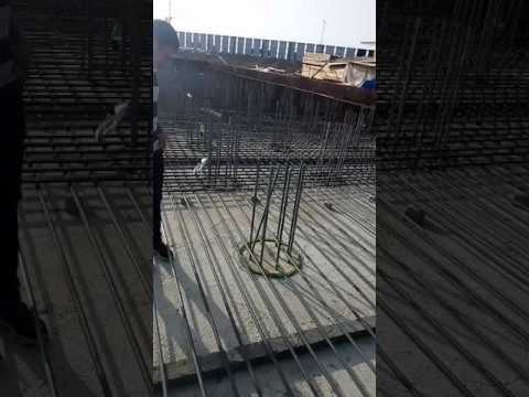 اللبشه المسلحه على البيلات او الخوازيق