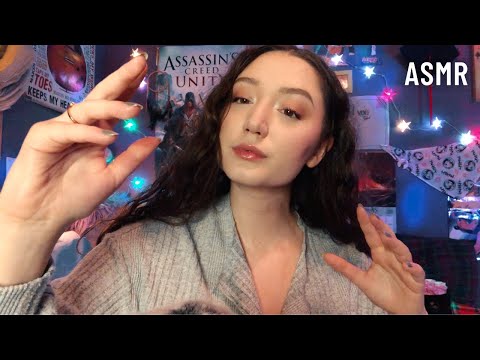 ASMR Up Close HAND MOVEMENTS & Hand Sounds *FAST*