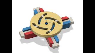 Slot Cam &amp; Four Sliding Follower Mechanism Design in Fusion 360