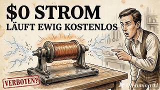 Kupferdraht + Magnet = Für immer kostenloser Strom — Der Generator von 1882, den sie zerstört haben