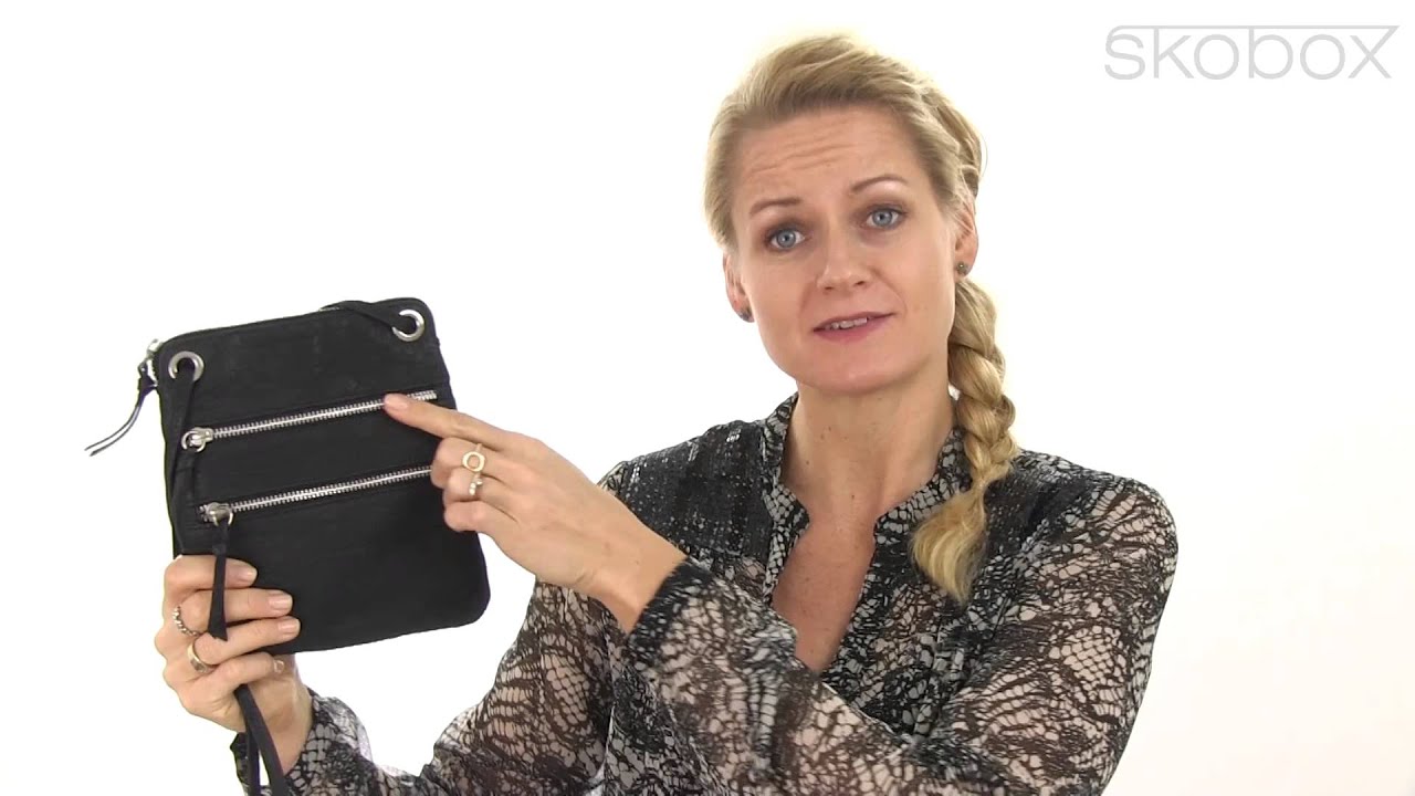 Skobox - Smart BelSac taske i sort skind - Køb BelSac tasker online