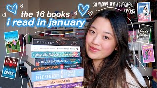 January Reading Wrap-up 📖💘 Reviewing The 16 Books I Read + Lots Of New Releases!