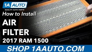 How to Replace Engine Air Filter 09-18 Ram 1500