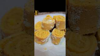 easy evening snacks | egg banana swiss roll #shorts