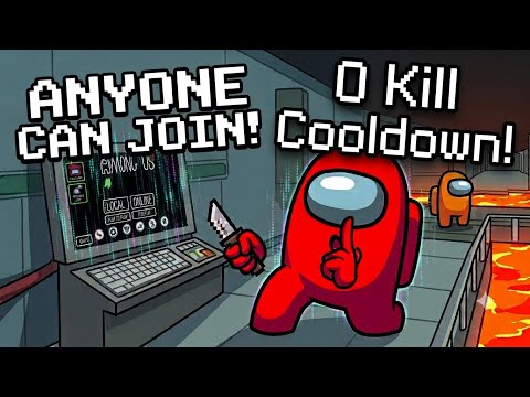 ඞ Among Us 0 Cooldown LIVE! Anyone can Join - Expert Lobbys