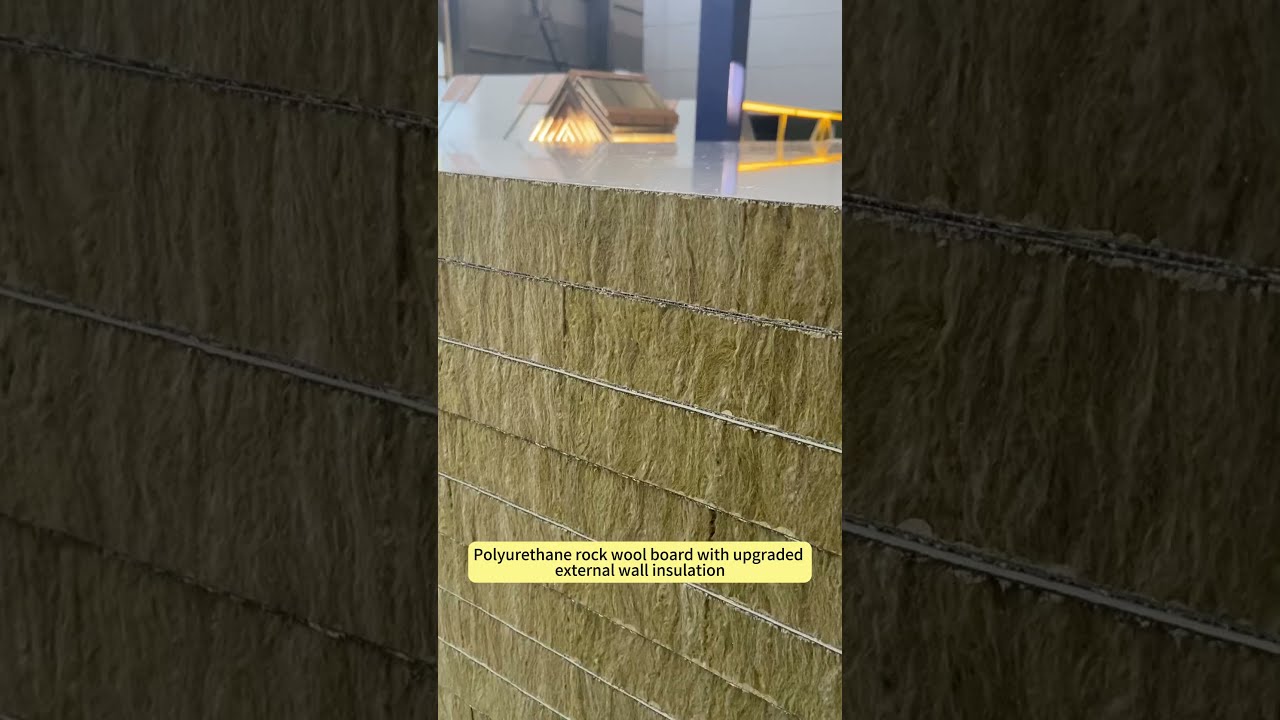 Polyurethane Rock Wool Board With Upgraded External Wall Insulation Build Diy Drywall Wallpaper