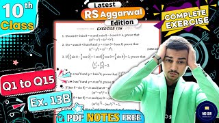 Exercise 13B Q1 to Q15 | Rs Aggarwal Class 10 | Trigonometric Identities | CBSE 2023 - 24 | MD Sir screenshot 3