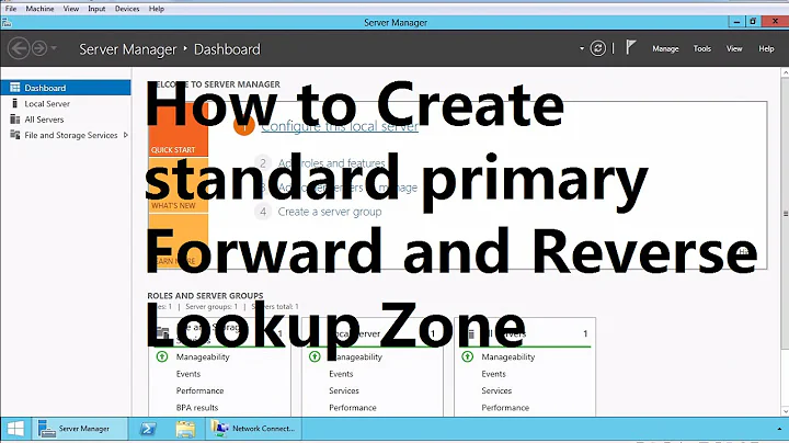 6. How to Create Primary Forward and Reverse Lookup Zone in Windows Server 2012 R2