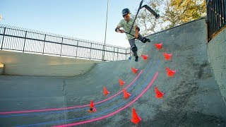 SCOOTER OBSTACLE COURSE!