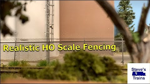 Tulsa Spur Part 19: Installing Realistic HO Scale Fencing