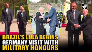 Brazilian Prez Lula Begins Germany Visit With Military Honours Hosted By Chancellor Merz