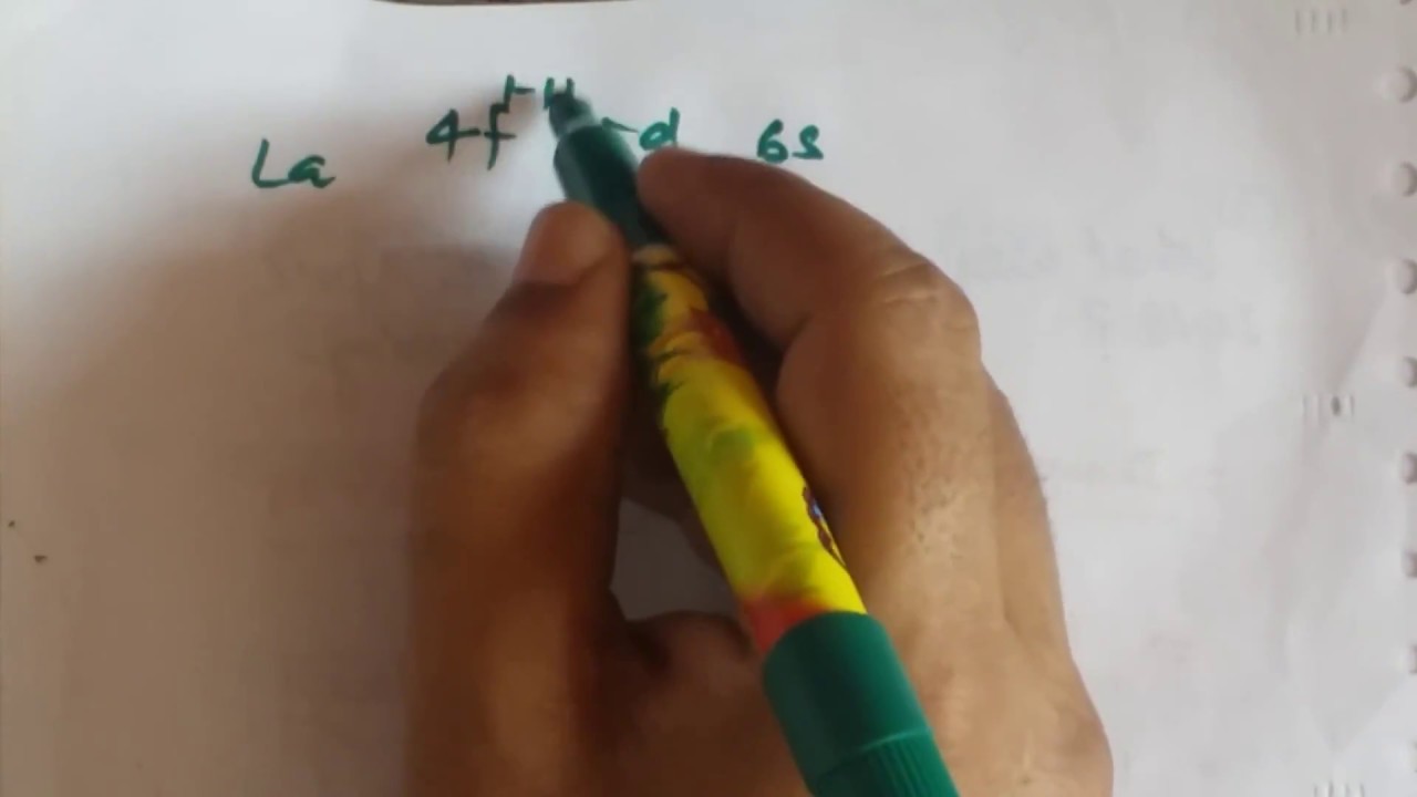 Lanthanides TRICK TO LEARN LANTHANIDES