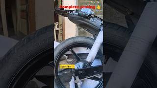 wheel painting 🎨#shorts #viral #modificition  #dirtbike #creator