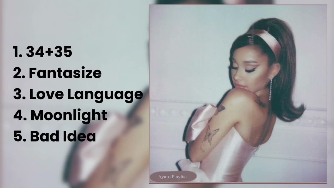 POV: You Can't Resist Me| Ariana Grande mini-playlist💋