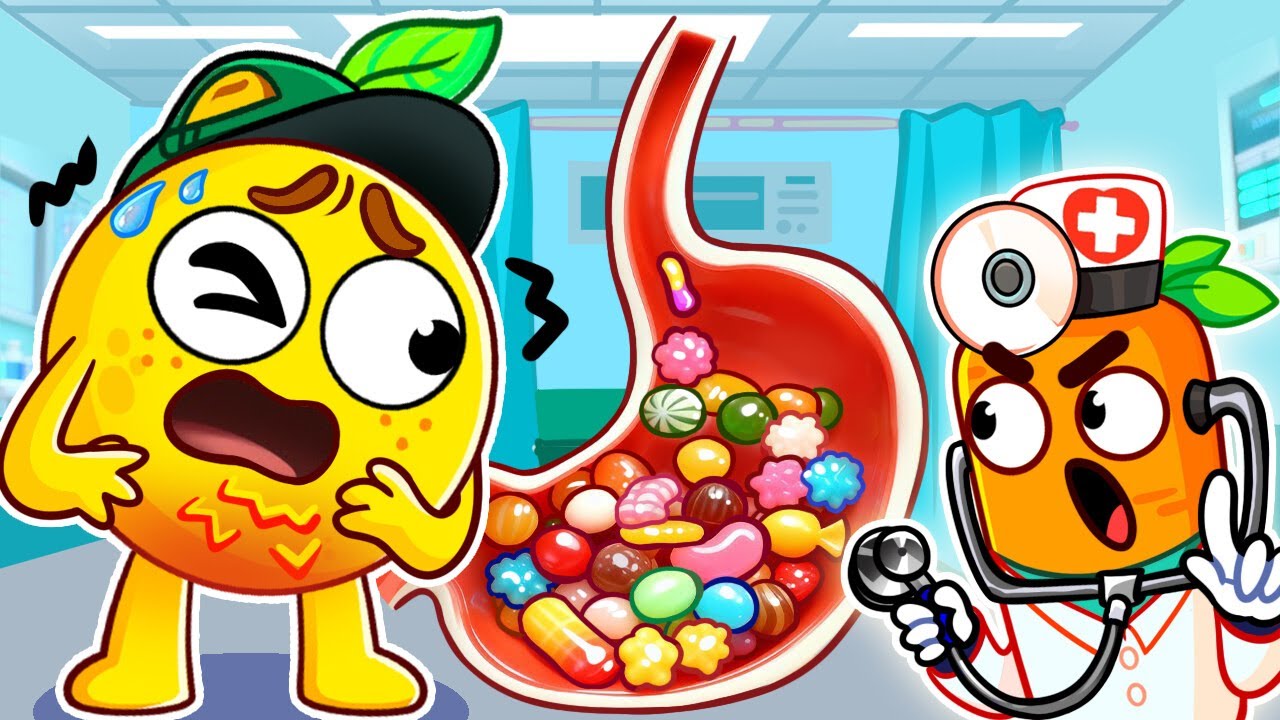 Don't Eat Too Much Candy | Good Habits | Best Kids Cartoon & Nursery Rhymes | Pit&Penny Family #baby