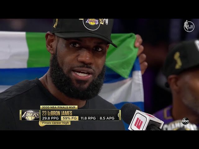 LeBron James Wins 4th NBA Championship! 2020 NBA Finals 