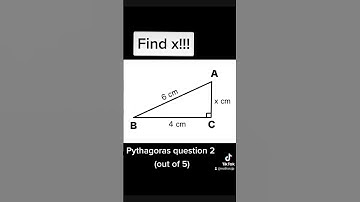 Finding shorter side using Pythagoras #math #mathematics #highschoolmath #maths #mathshorts