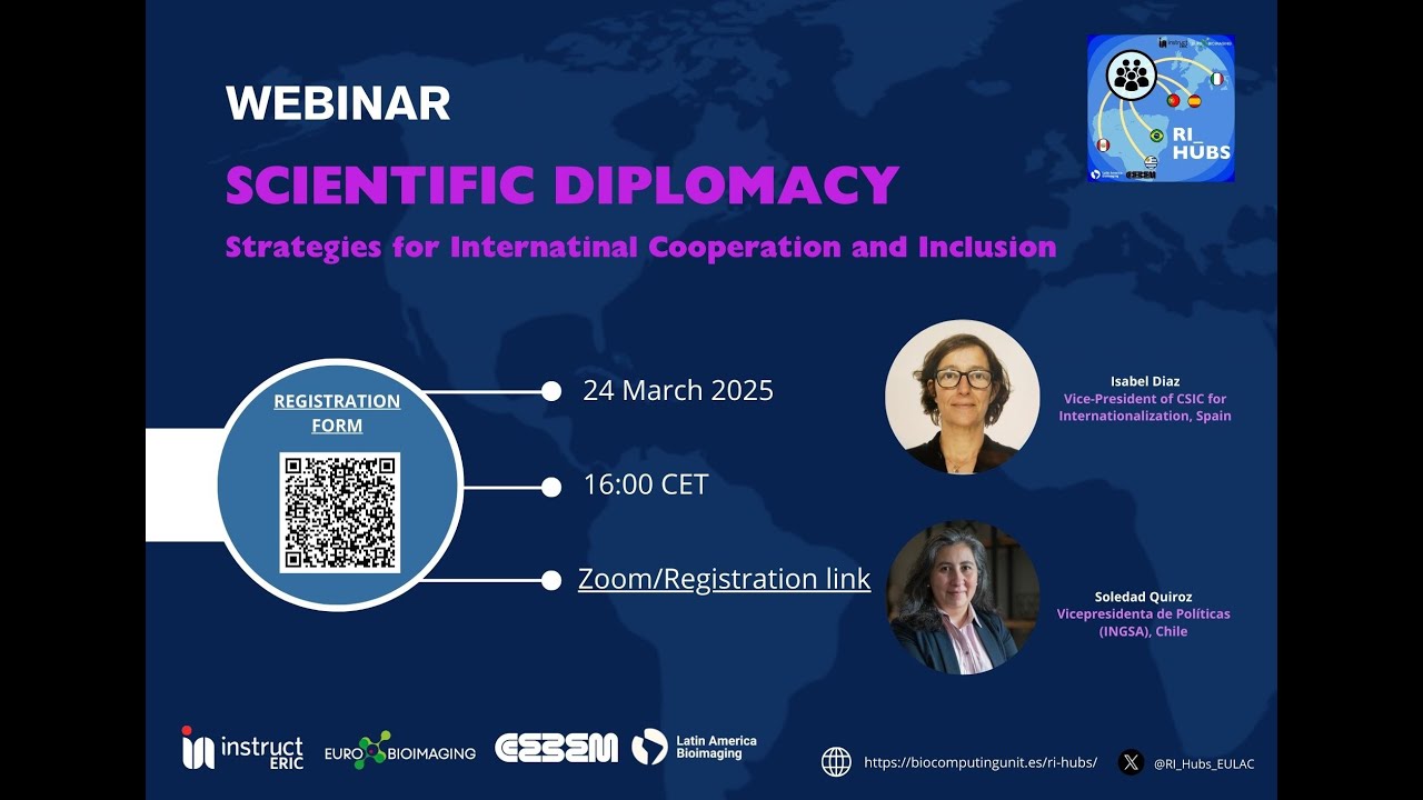RI Hubs webinar on Science Diplomacy -  Strategies for International Cooperation and Inclusion