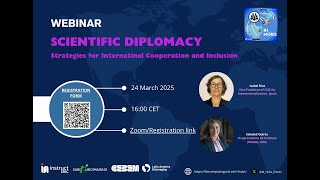 RI Hubs webinar on Science Diplomacy -  Strategies for International Cooperation and Inclusion