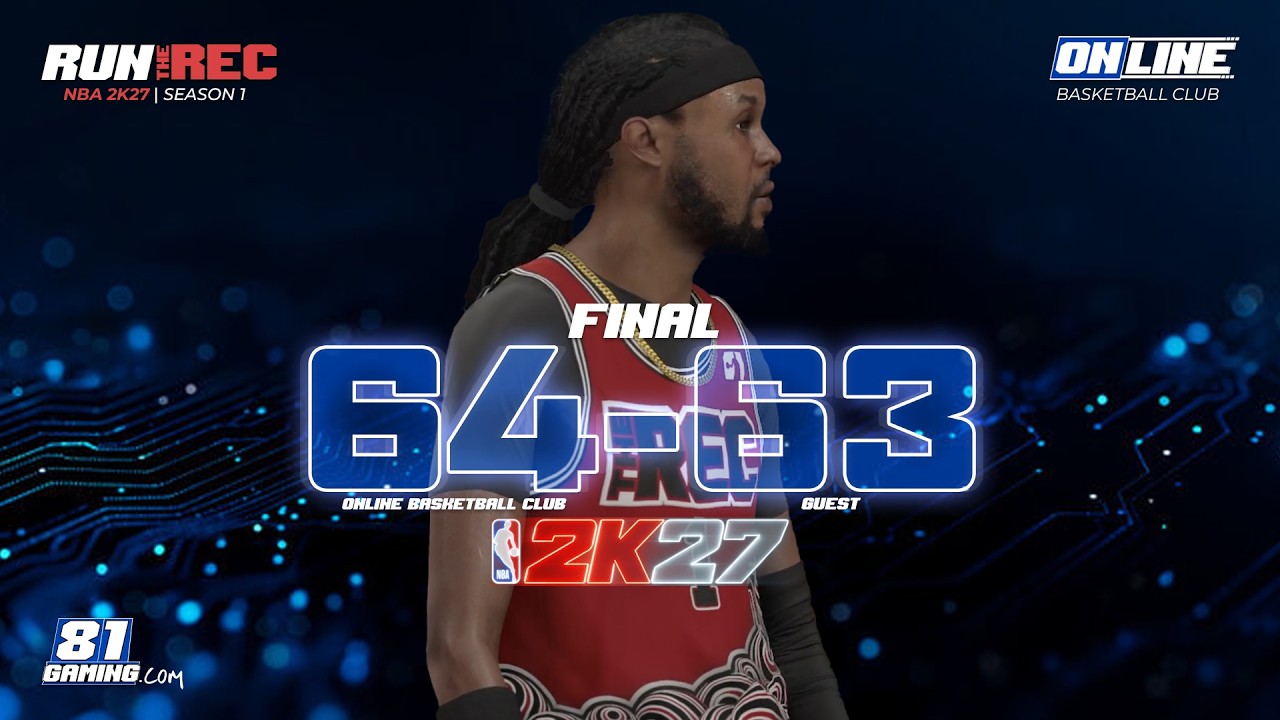 #NBA2K27 REC Gameplay 🔥 64-63 NAIL-BITER! CLUTCH Go-Ahead Basket With Under 15 Seconds | Win #21