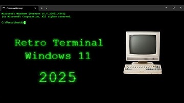 How to Make Command Prompt / Terminal Look Vintage in Windows 11 (Green Font, Retro Appearance) 2025