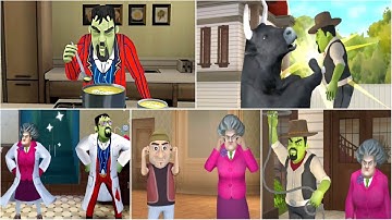 Scary Stranger 3D Version 5.3 | All 5 Pranks In Fooled Or Get Fooled