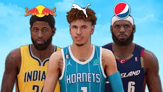 I Used The Best NBA Player Per Sponsor!!!