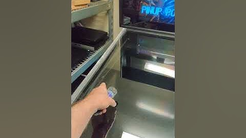 43-in virtual pinball machine turn on procedure