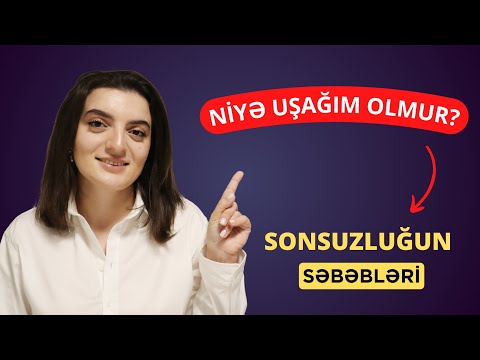 Niyə uşağım olmur? - Sonsuzluğun SƏBƏBLƏRİ