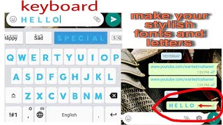 How to change your text and chat style with the keyboard. screenshot 4