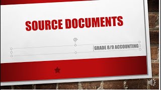SOURCE DOCUMENTS 2020