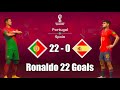 FIFA 23 - PORTUGAL 22 - 0 SPAIN - Ronaldo 22 Goals - FIFA World Cup Final - Gameplay [4K]