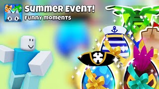 Summer Event In Roblox Pet Simulator X (Funny Moments)