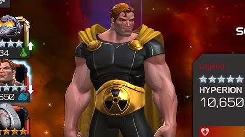 Hyperion vs Killmonger Node 30 all or nothing Tier 1 season 9 war Marvel Contest of Champions