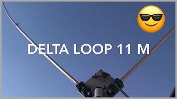 ANTENA 11M DELTA LOOP A 6M